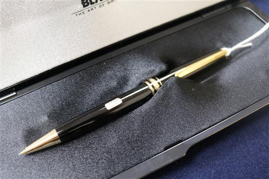 Montblanc Meisterstuck ballpoint pen a mechanical pencil, mint, in original boxes (2)